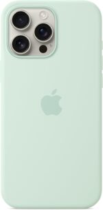 Apple iPhone 16 Pro Max Silicone Case with MagSafe – Lake Green - Image 4